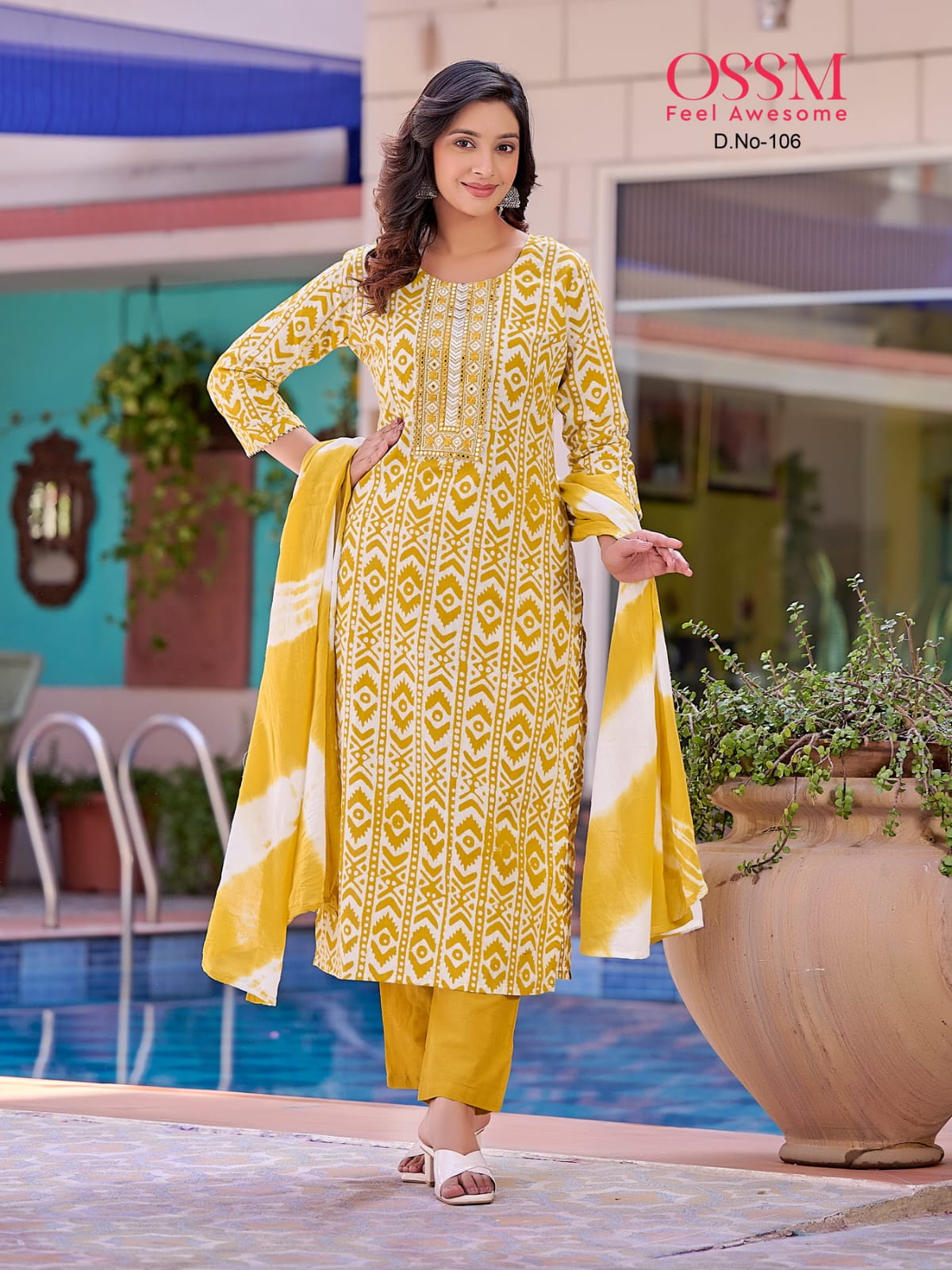 Batik By Ossm Premium Cotton Batik Printed Kurti With Bottom Dupatta Wholesale Shop In Surat